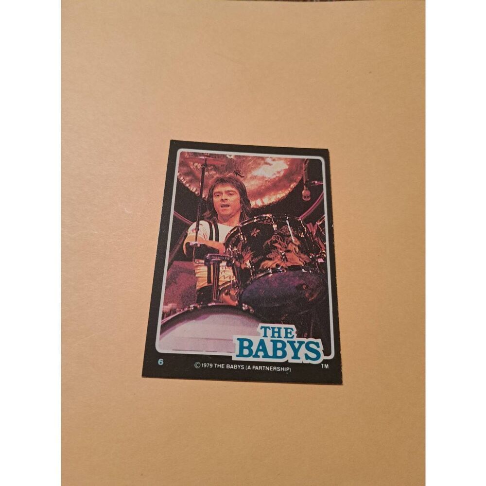 Vintage 1979 The Babys Trading Card #6 London Rock Band Collectible